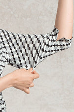 Black Tricolore Venus Dress