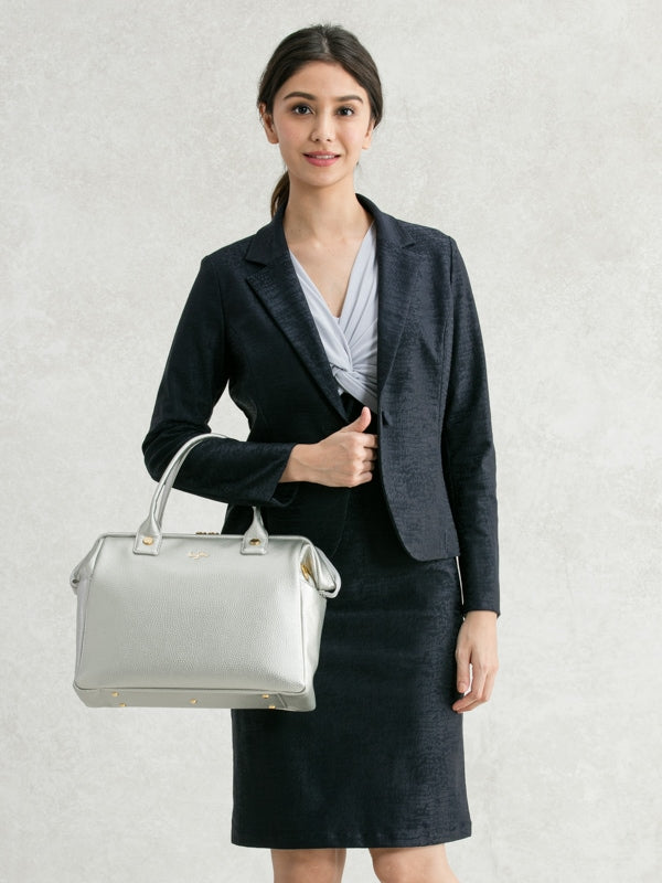 【Set-up】Navy Jacquard Tailored Jacket