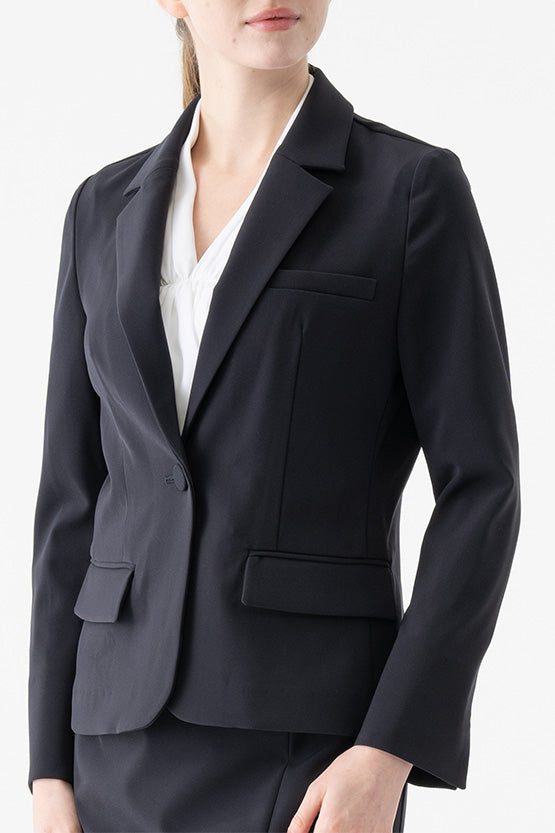 Smart Stretch Dark Navy 3-Pocket Tailored Jacket