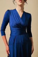 [Fleece lining] Cache-coeur dress (with antistatic petticoat) 