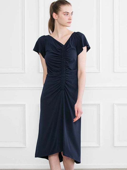 Vギャザーワンピース