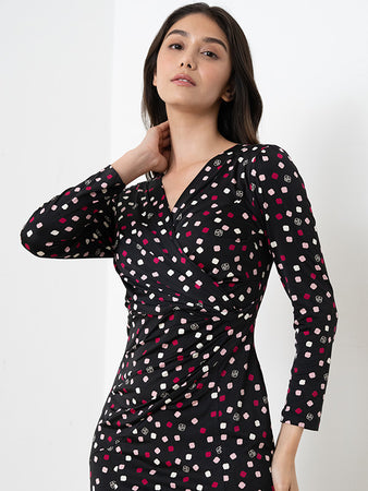 【タグ付き】MAJE ピンクワンピース ジャイロ JAYRO ラメカットソーカップ付きキャミワンピース
