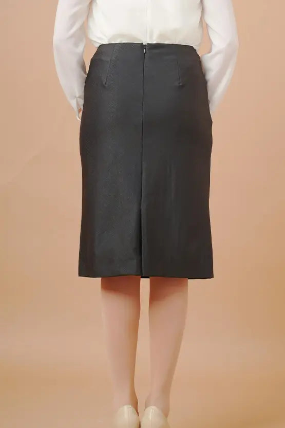 【ストレッチジャカード】バックベントスカート