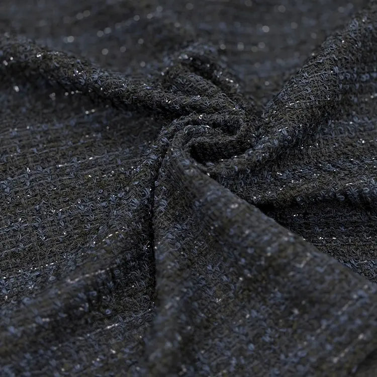 Washable stretch fabric. A refined new tweed style, crafted with Japanese technology