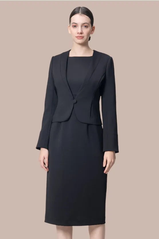 【宇宙素材】ブラックフォーマルセットアップ