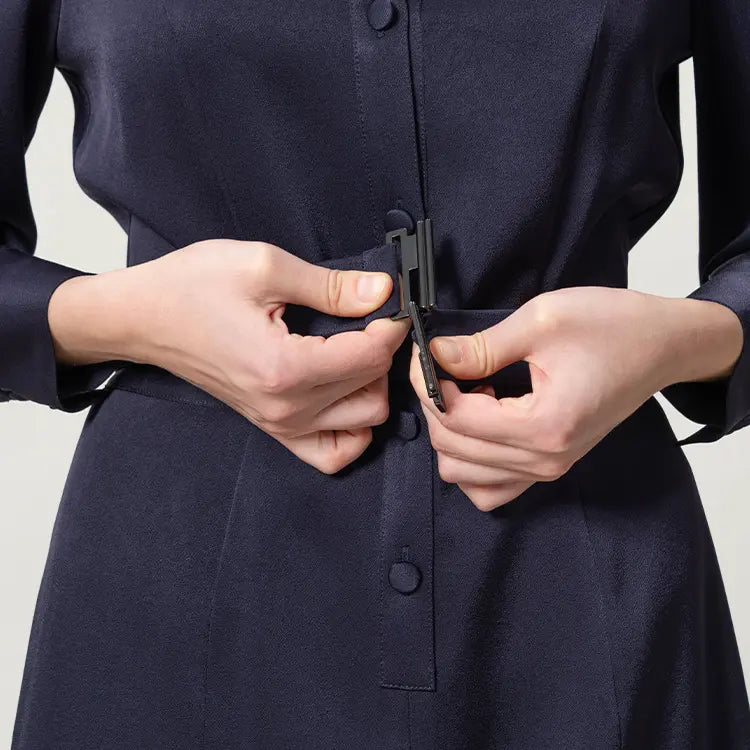 ワンタッチで紛失の心配ゼロのベルト