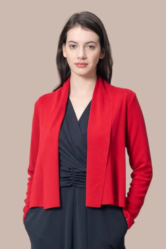 Short cardigan made in Niigata