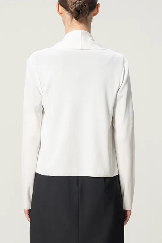 【クールニット】ショートラインカーディガン