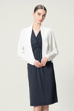 【クールニット】ショートラインカーディガン