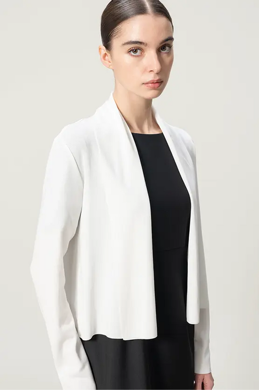 [Cool knit] Short line cardigan