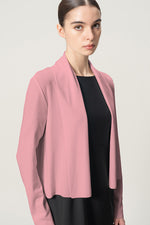 【クールニット】ショートラインカーディガン