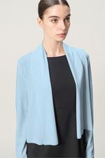 【クールニット】ショートラインカーディガン