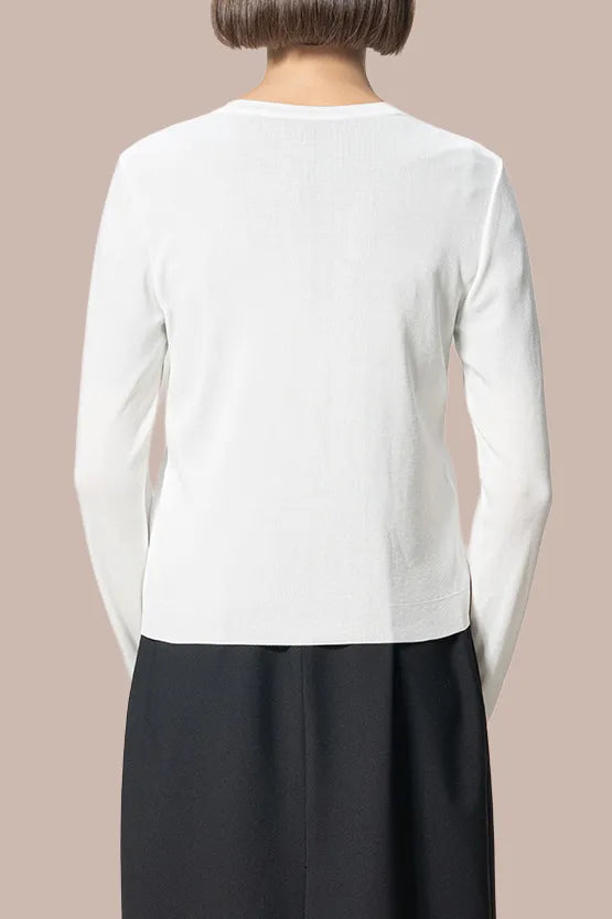 【クールニット】クルーネックカーディガン