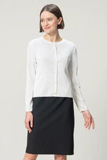 【クールニット】クルーネックカーディガン