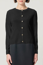 【クールニット】クルーネックカーディガン