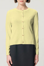 【クールニット】クルーネックカーディガン