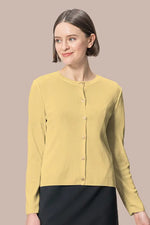 【クールニット】クルーネックカーディガン