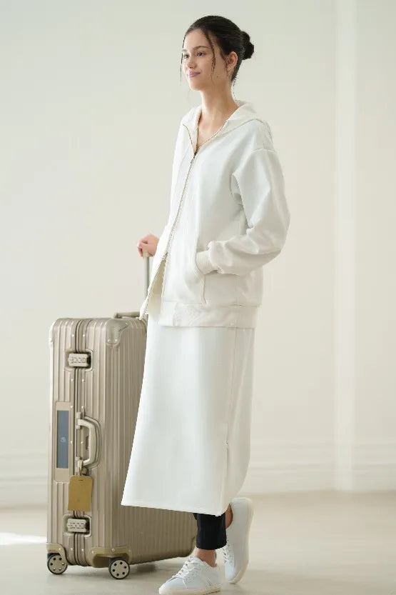 【宇宙素材】ホワイト　フライトウェアセットアップ