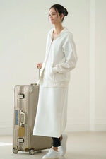 【宇宙素材】ホワイト　フライトウェアセットアップ