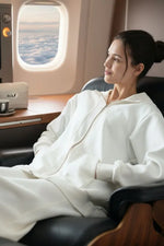 【宇宙素材】ホワイト　フライトウェアセットアップ