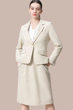 [Lame Jacquard] Ivory Ceremony Set