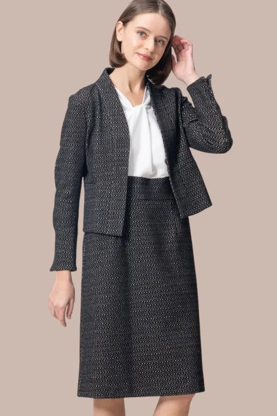 [Lame Jacquard] Black Ceremony Set