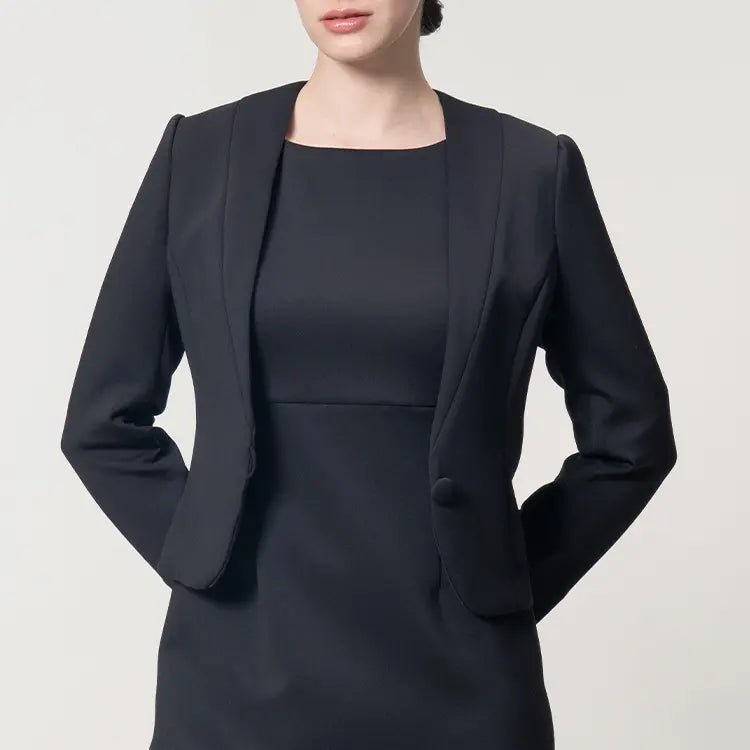 The effortless elegance of a cardigan with refined sophistication