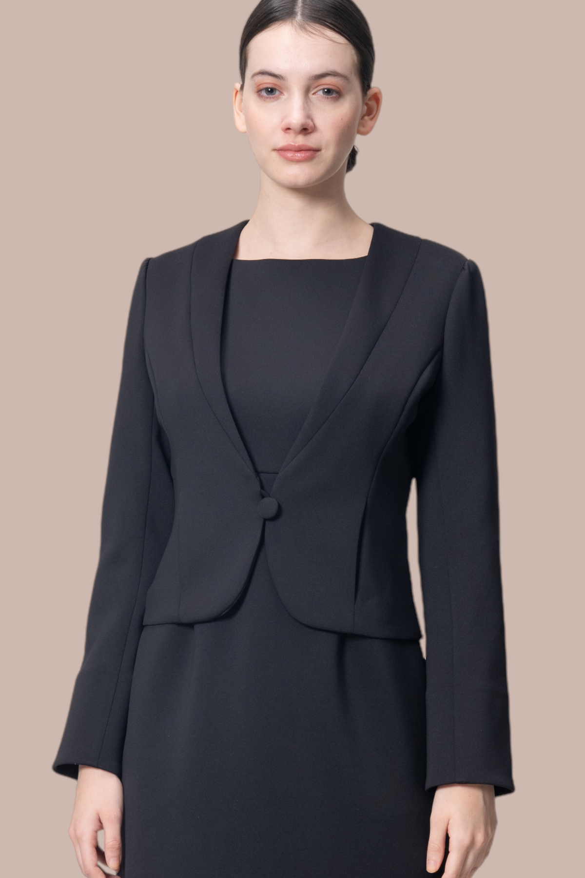 Space Material: Bolero Jacket with Buttons