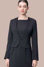 Space Material: Bolero Jacket with Buttons