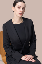 Space Material: Bolero Jacket with Buttons