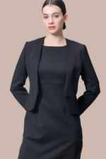 Space Material: Bolero Jacket with Buttons