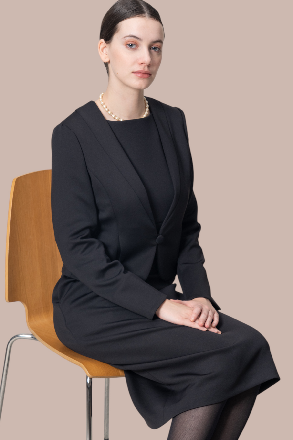 Space Material: Bolero Jacket with Buttons