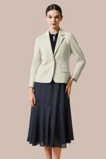 [Lame jacquard x stretch chiffon] Elegant ceremony coordination