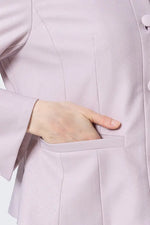 [Stretch Jacquard] Collarless Short Jacket