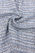 【ブークレーツイード】ノーカラーショート丈ジャケット