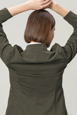 [Tech Jersey] Collarless Jacket