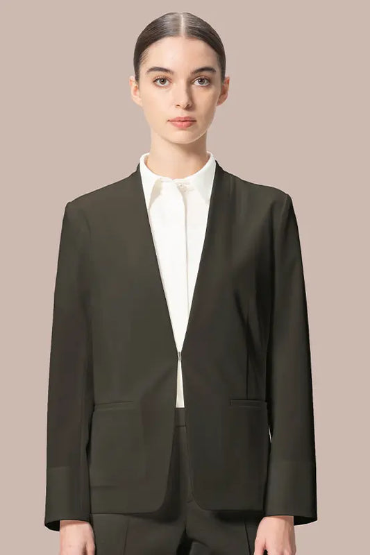 【クールテックジャージー】カラーレスジャケット