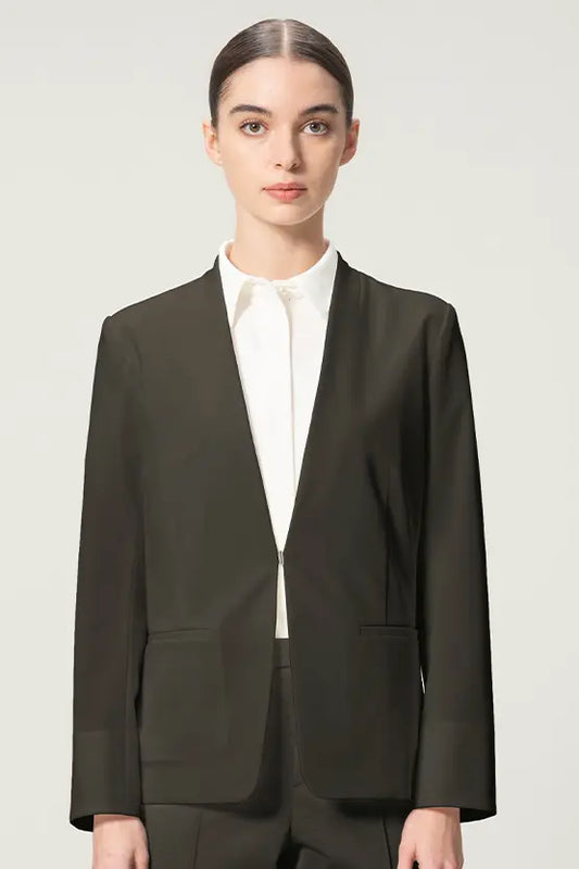 【クールテックジャージー】カラーレスジャケット