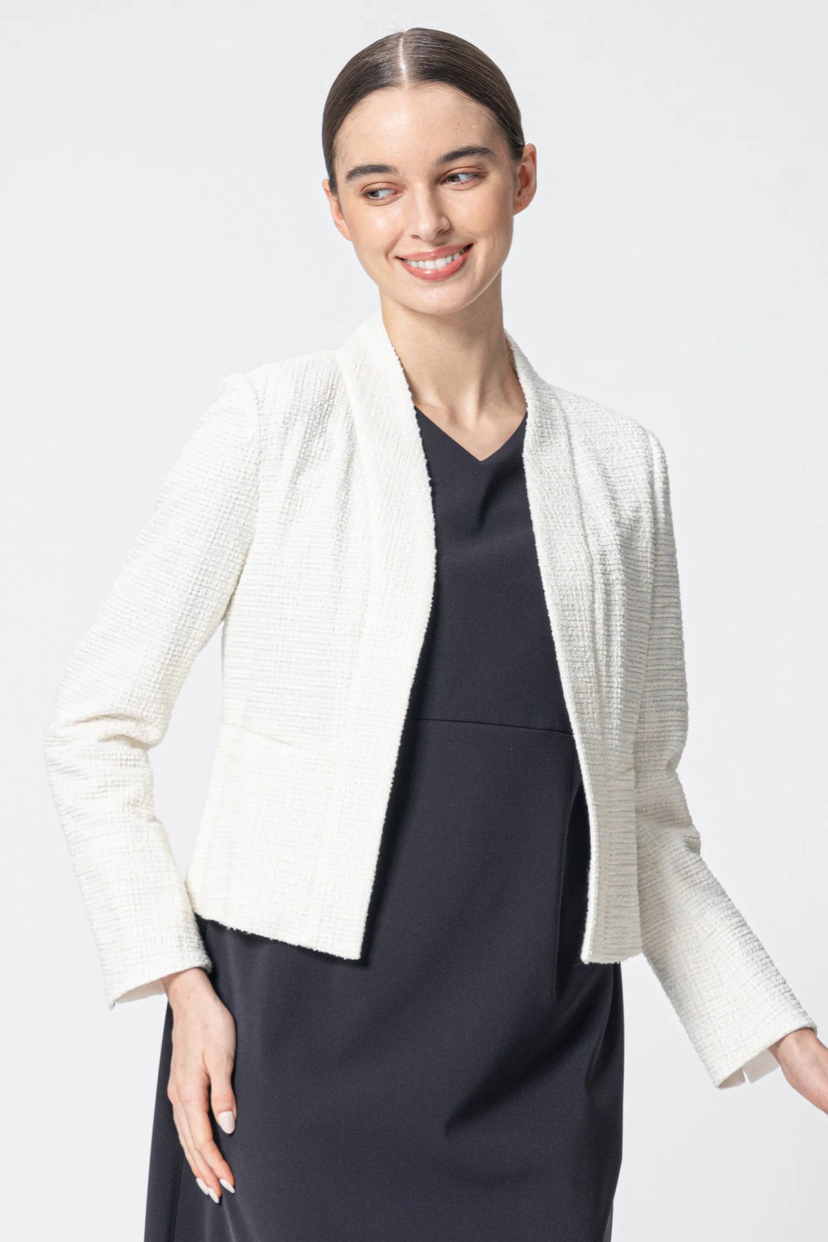 Lame Tweed: Bolero Length Jacket