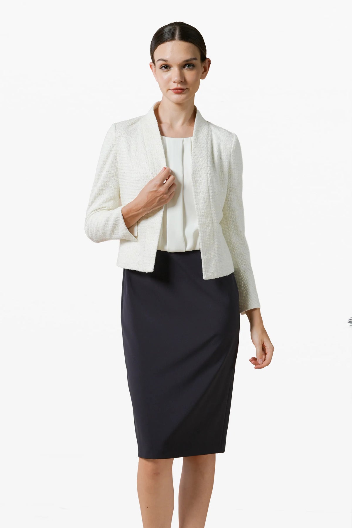 Lame Tweed: Bolero Length Jacket