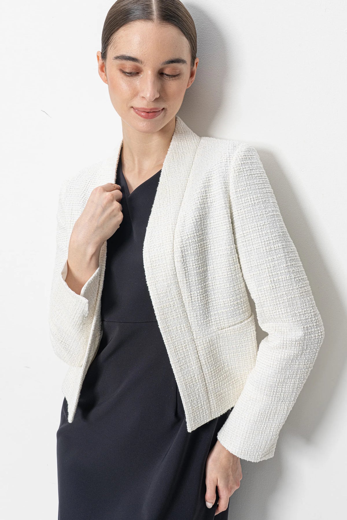 Lame Tweed: Bolero Length Jacket