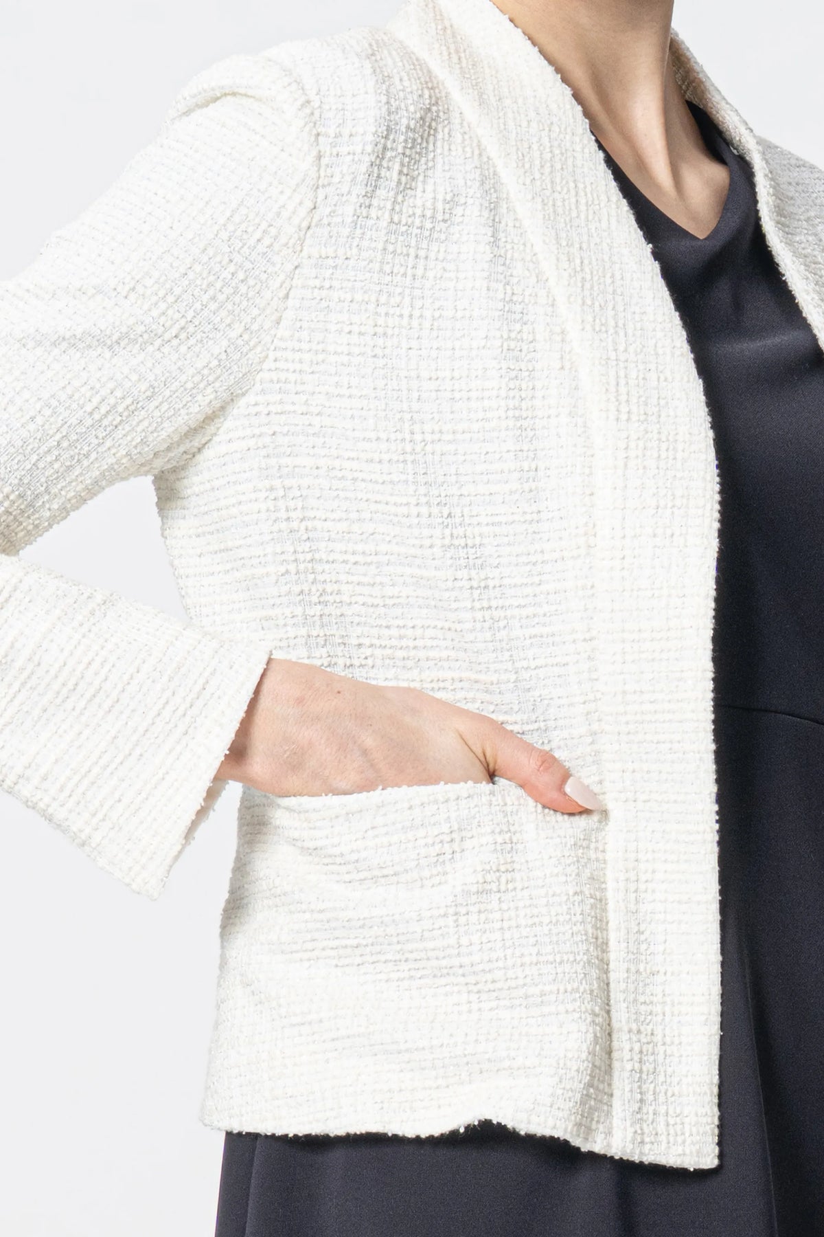 Lame Tweed: Bolero Length Jacket
