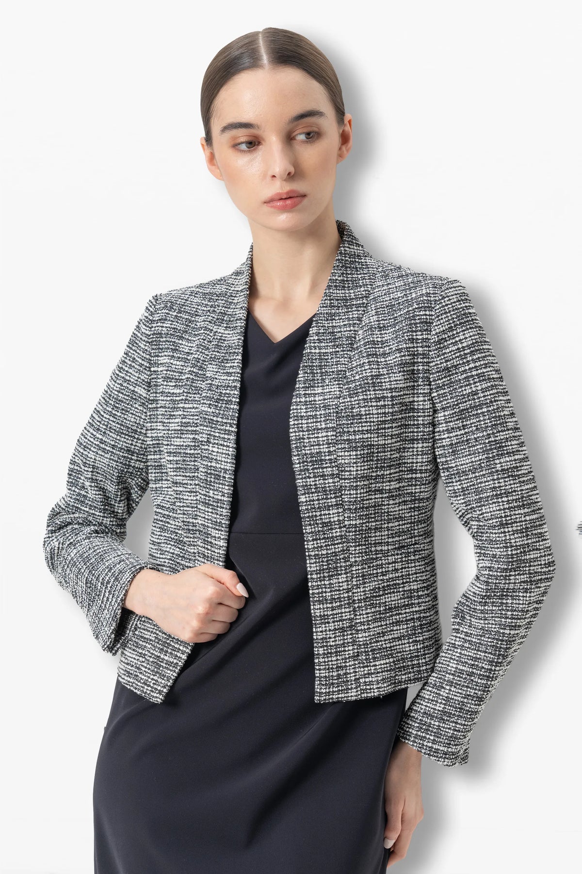 Lame Tweed: Bolero Length Jacket