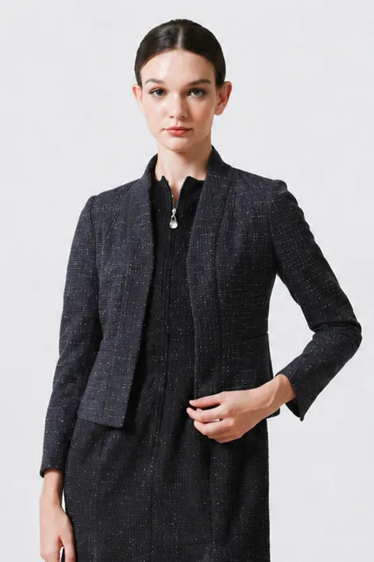 Lame Tweed: Bolero Length Jacket