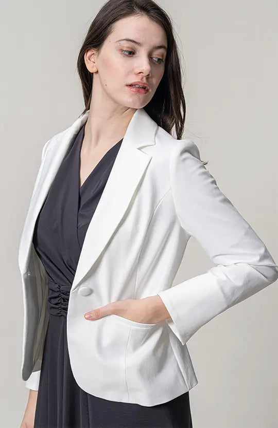 Stretch Jacquard: Tailored Jacket