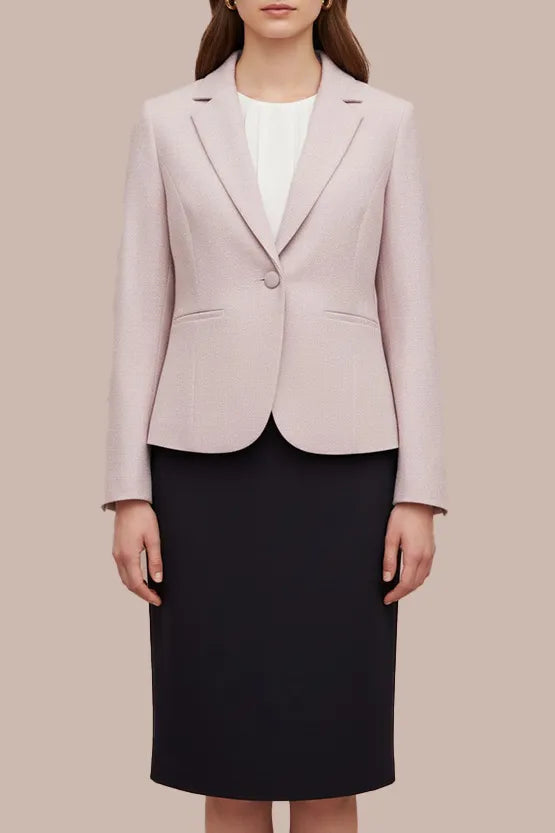 【ストレッチジャカード】テーラードジャケット