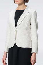 Stretch Lame Tweed:Tailored Jacket