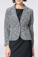 Stretch Lame Tweed:Tailored Jacket