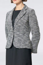 Stretch Lame Tweed:Tailored Jacket