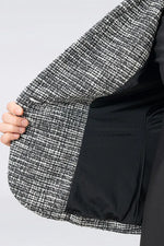 Stretch Lame Tweed:Tailored Jacket